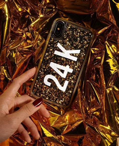 karat gold foil case